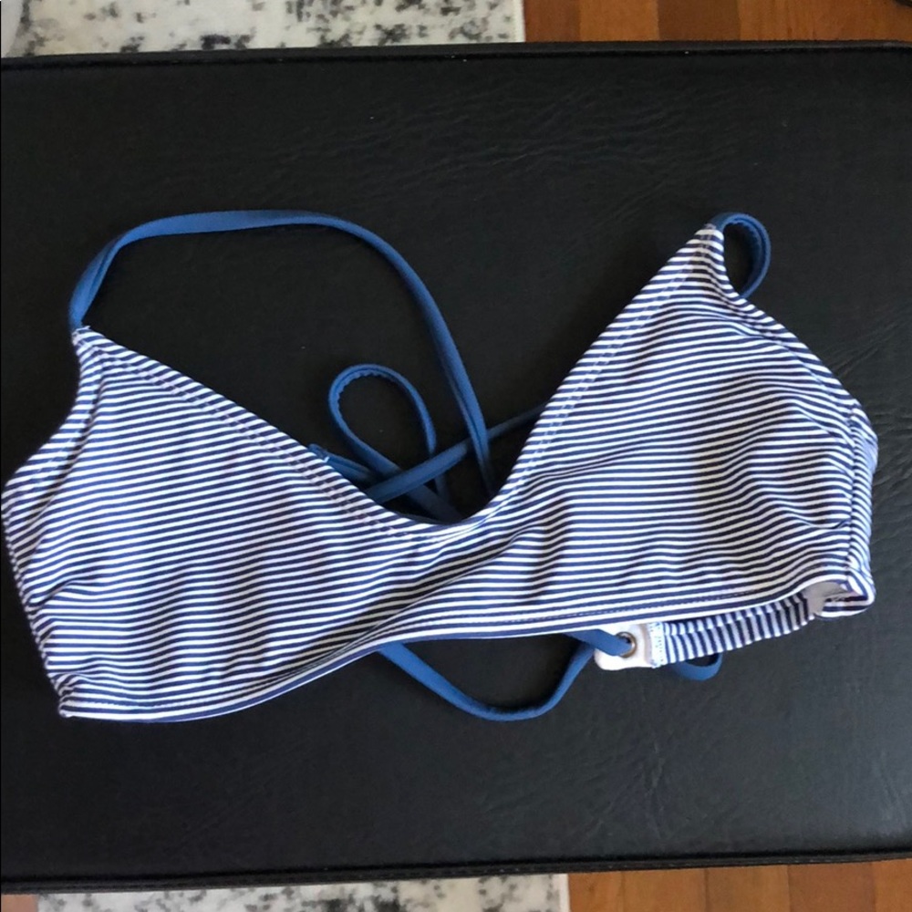 Target Striped Bikini Top